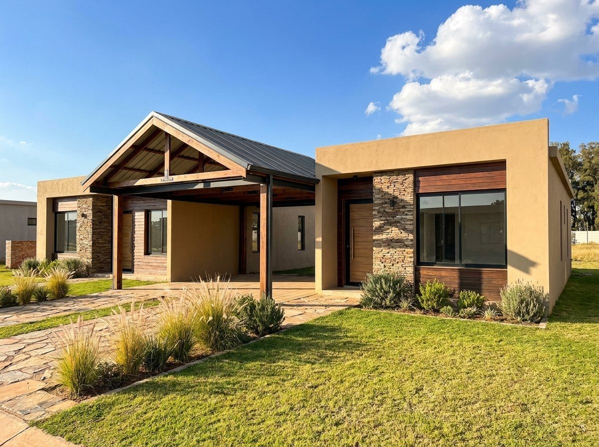 Vivienda con galería terminada con Inbuild System